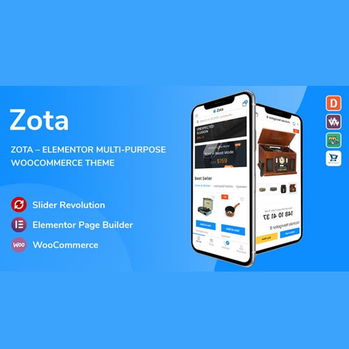 Zota – Elementor Multi-Purpose WooCommerce Theme